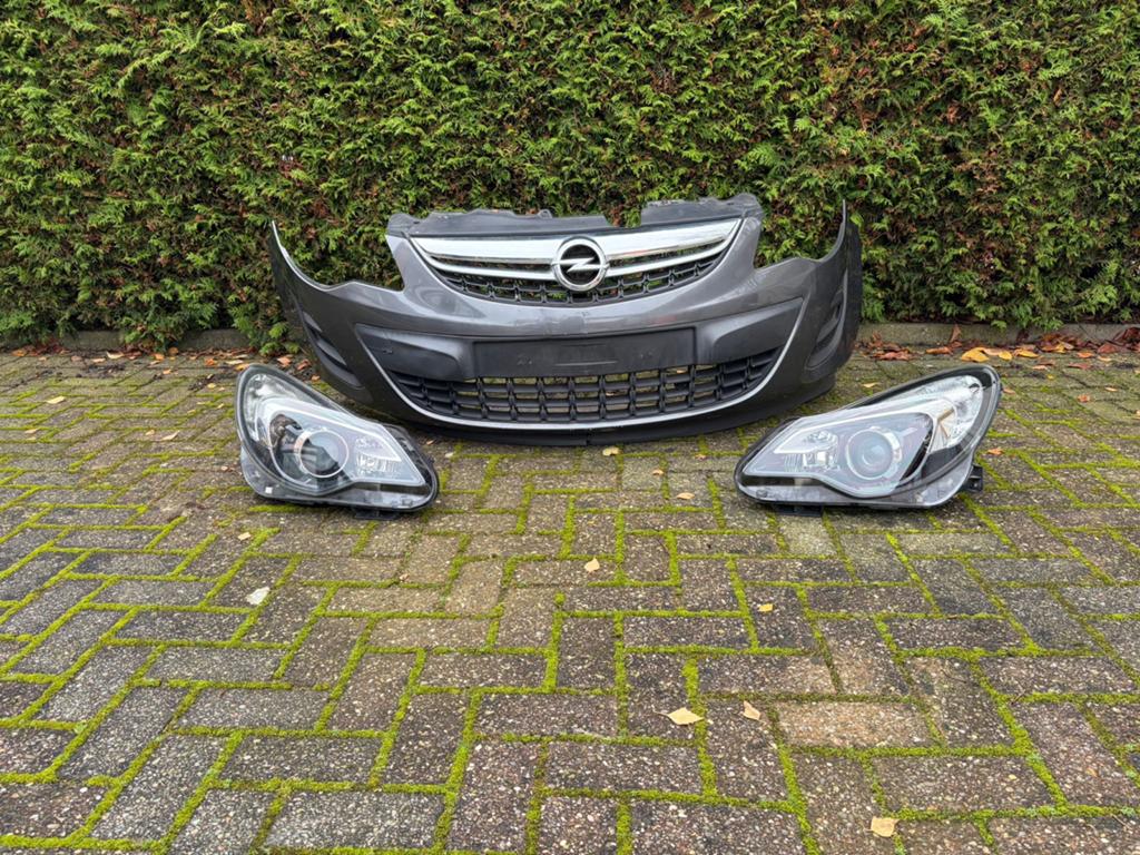 Opel Corsa D Koplampen Set, Auto-onderdelen, Verlichting, Ophalen of Verzenden, Gebruikt, Opel
