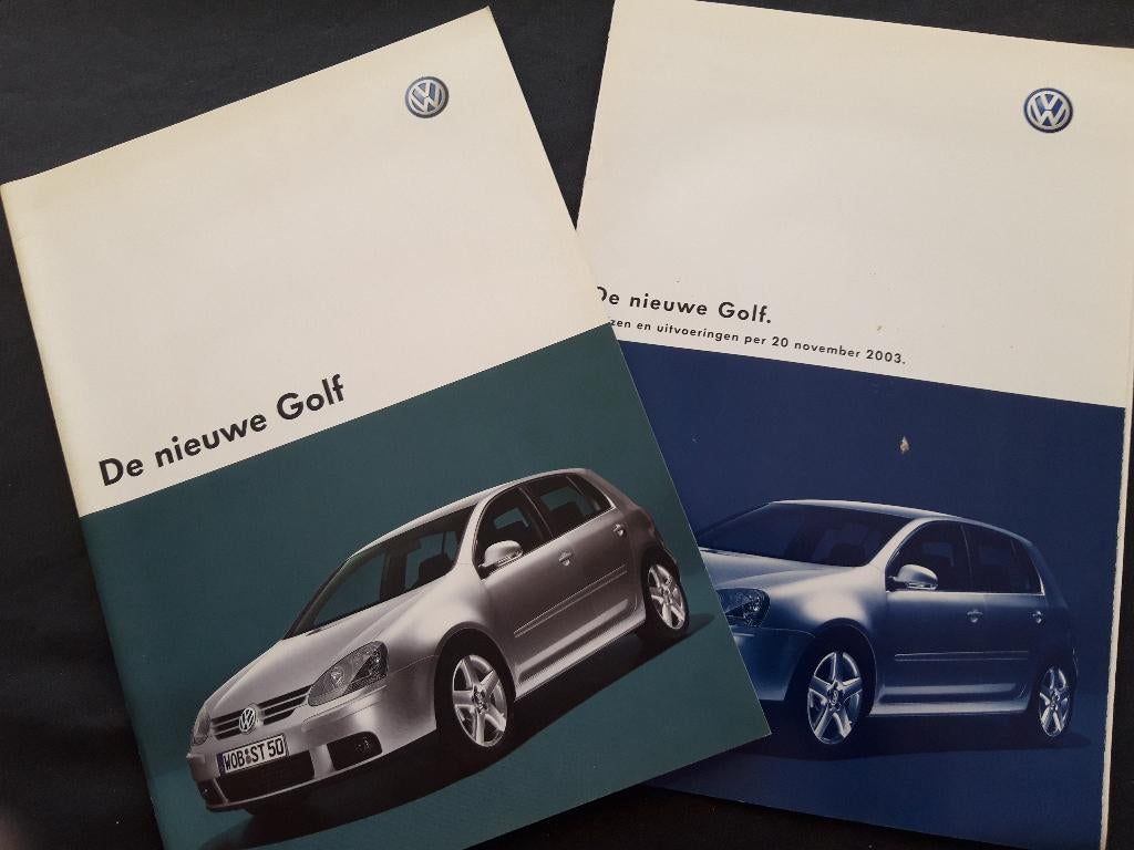 folder Volkswagen Golf modeljaar 2004 - Nederlands, Ophalen of Verzenden, Zo goed als nieuw, Volkswagen