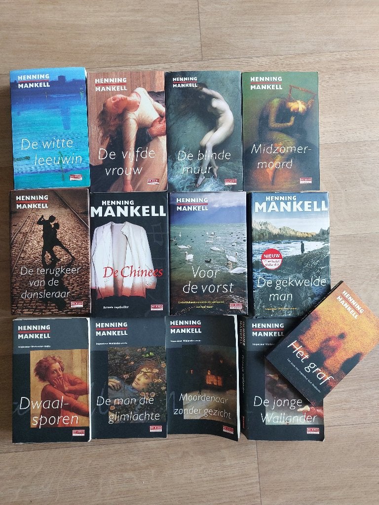 13 boeken henning mankell, Ophalen of Verzenden, Gelezen, Henning Mankell