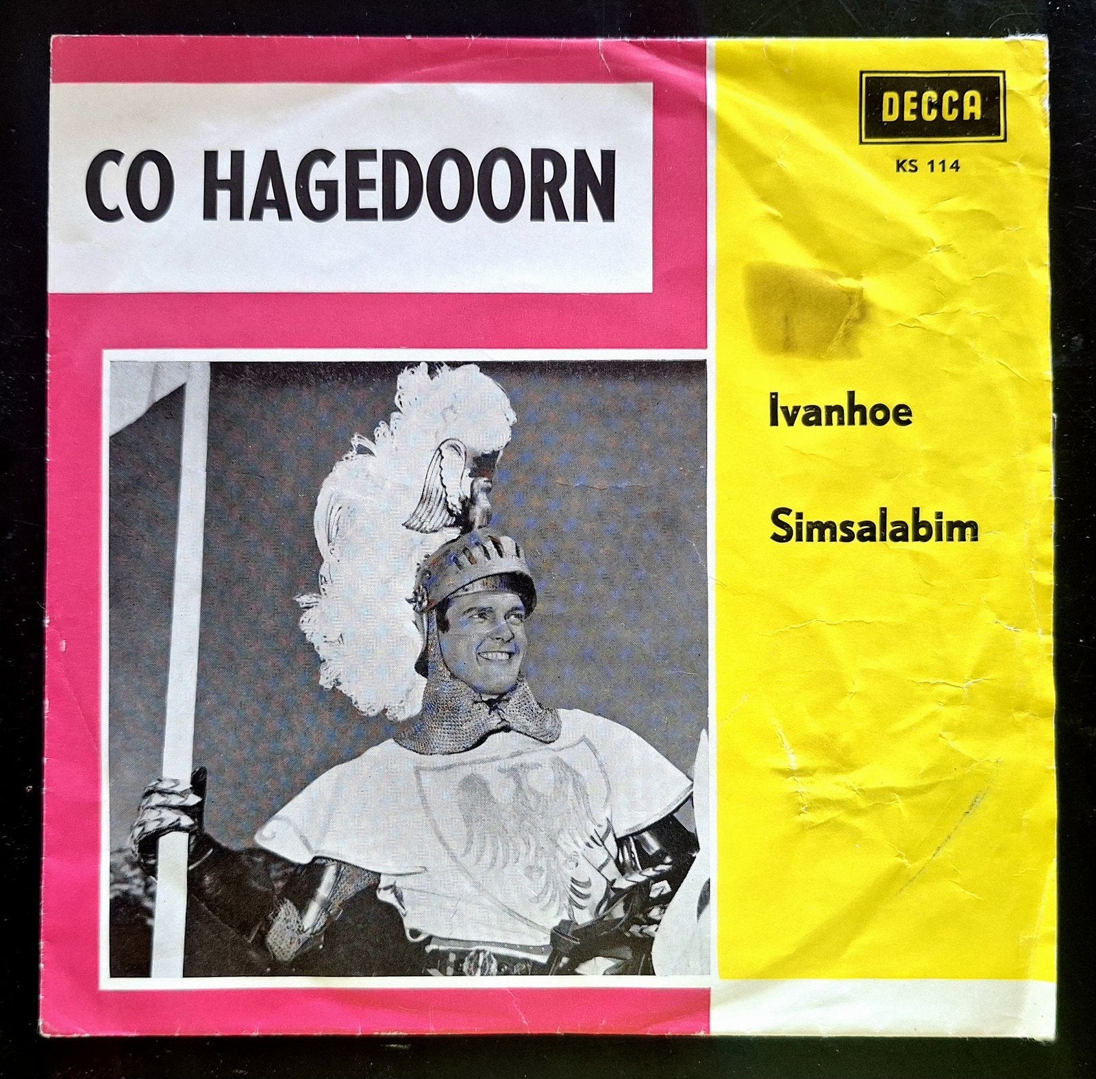 7"/SINGLE  CO HAGEDOORN - Ivanhoe (Tvserie), Ophalen of Verzenden, Gebruikt, Pop