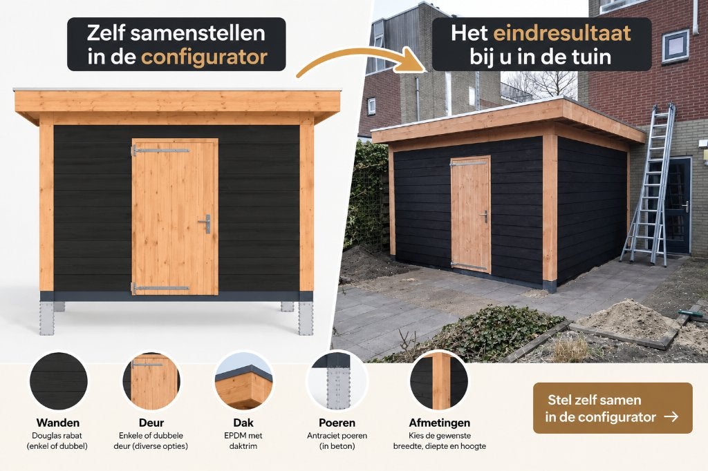 Douglas Overkapping op Maat | Zelf Ontwerpen + Montage, T.M.N Trading, Nieuw, Ophalen of Verzenden, Seringstraat 25 Ederveen