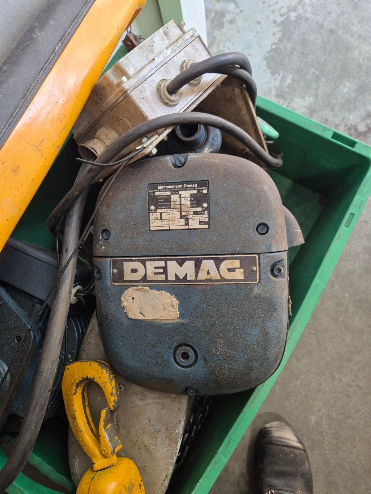 Demag loop kat  met Takel, Ophalen, Gebruikt, Elektrisch