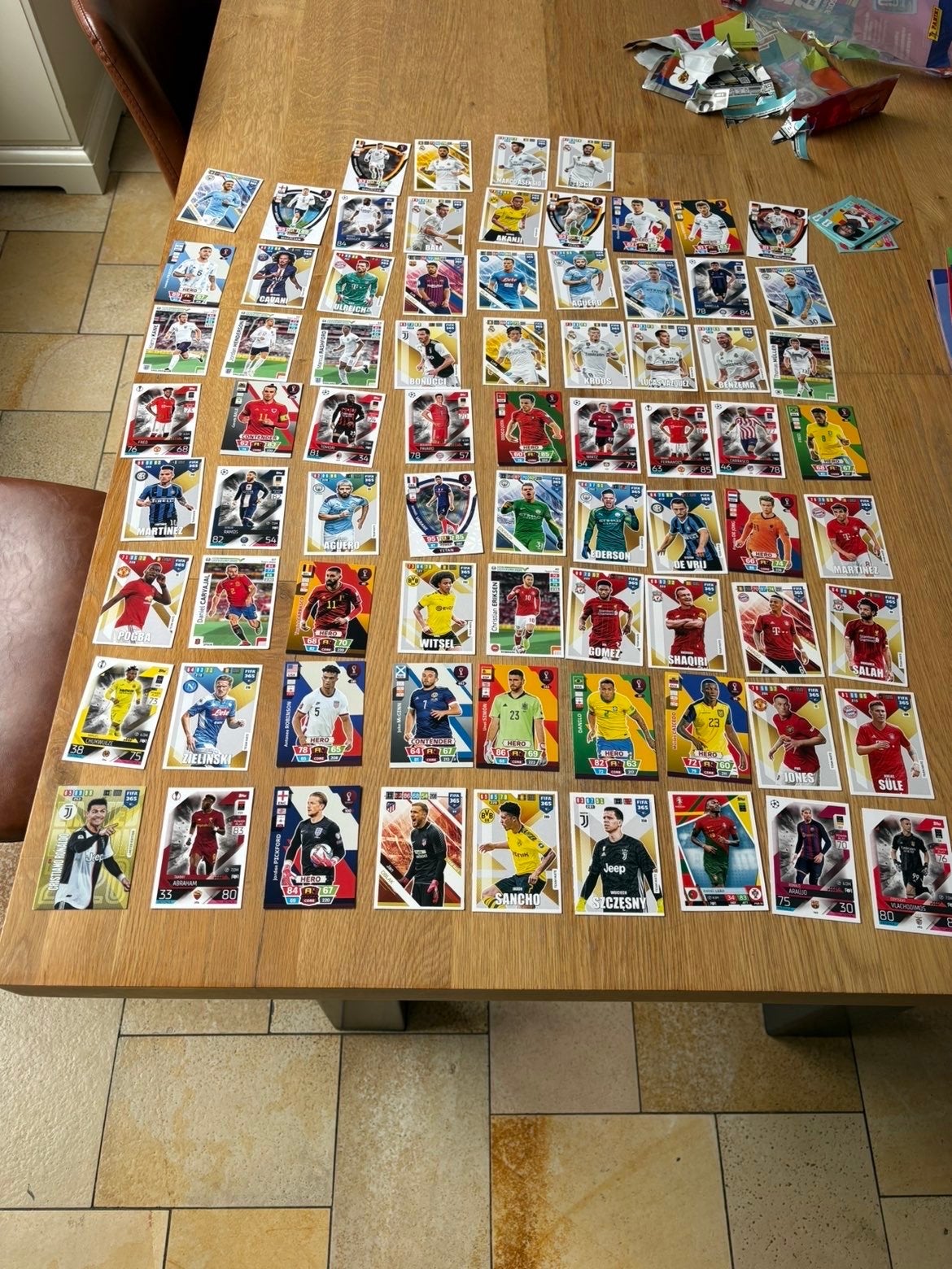 Grote collectie voetbalplaatjes - FIFA 365, UEFA Euro, Ophalen of Verzenden, Zo goed als nieuw, Buitenlandse clubs, Spelerskaart