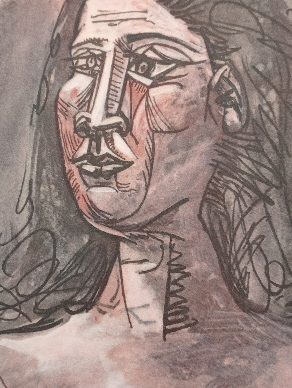 Pablo Picasso prent erotiek naakt expressionisme, Ophalen of Verzenden, 1960 tot 1980, Gebruikt, Overige onderwerpen