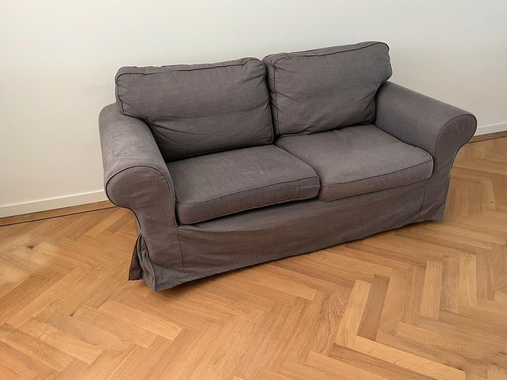 Ikea bank grijs, Huis en Inrichting, Ophalen, 150 tot 200 cm, Tweepersoons, 75 tot 100 cm