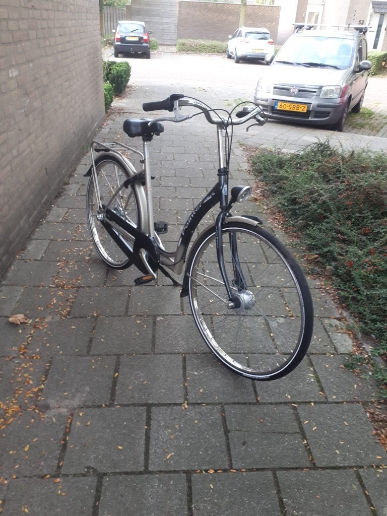 Pointer lage instap, Fietsen en Brommers, Terugtraprem, Gebruikt, Versnellingen, 50 tot 53 cm
