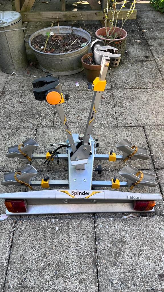 Fietsendrager spinder, Auto diversen, Fietsendragers, Ophalen, 2 fietsen, Gebruikt, Trekhaakdrager