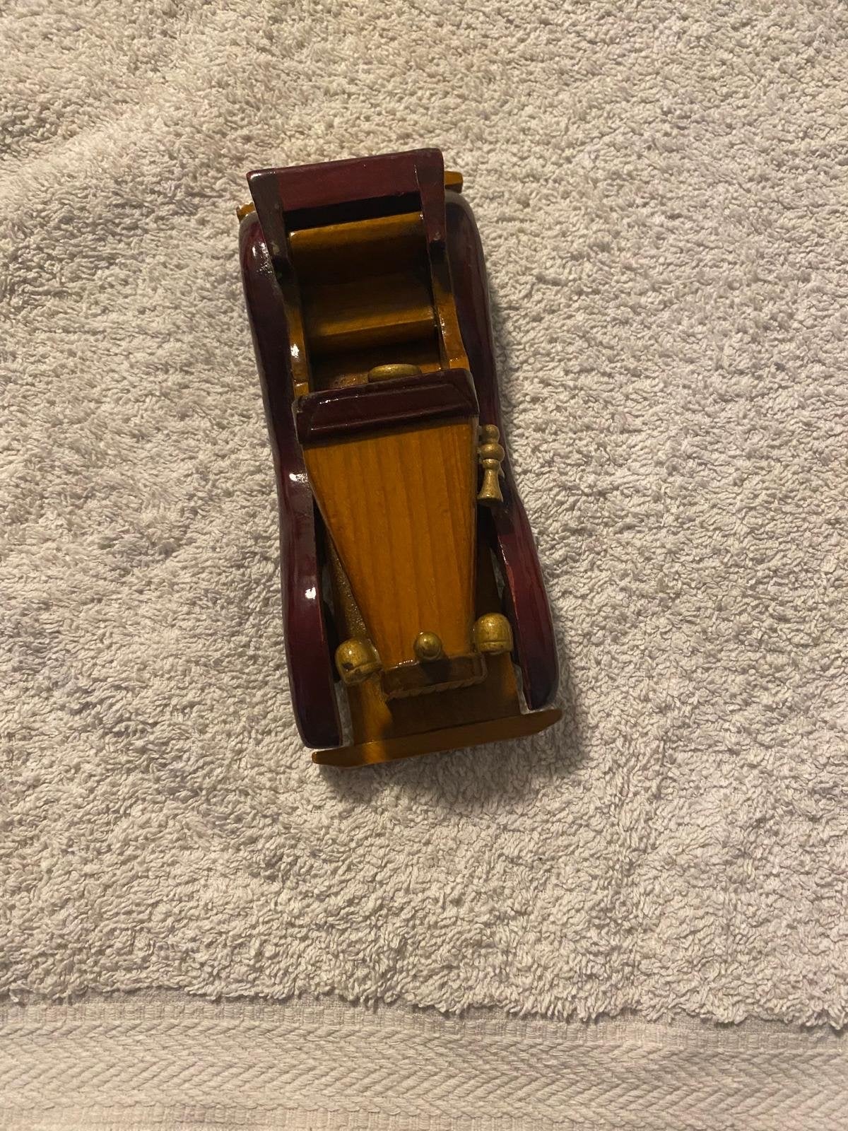 Decoratieve Houten Autotje- Vintage Stijl, Ophalen of Verzenden, Gebruikt