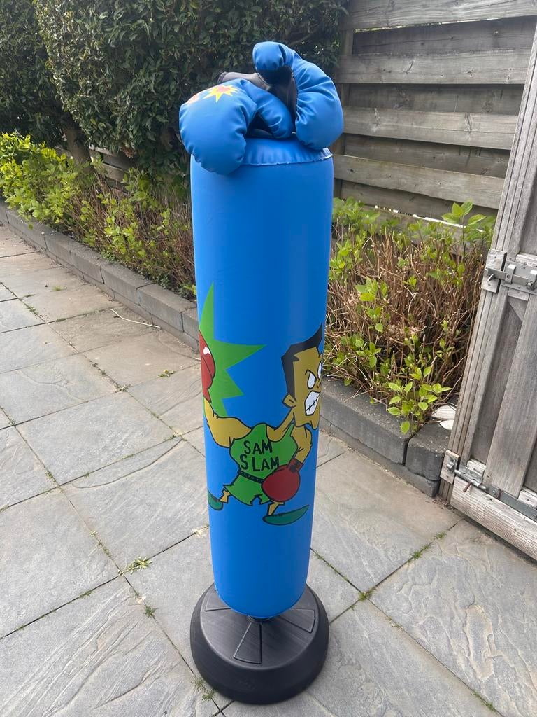 Bokszak met handschoenen, Ophalen of Verzenden, Zo goed als nieuw, Bokszak