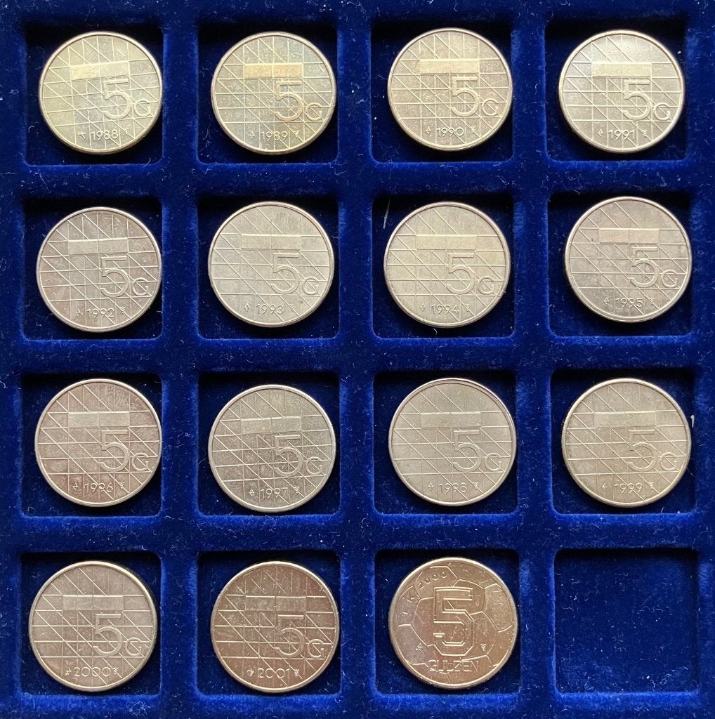 Nederlandse munten Beatrix (ook losse verkoop), Ophalen, Koningin Beatrix, 2½ gulden, Losse munt