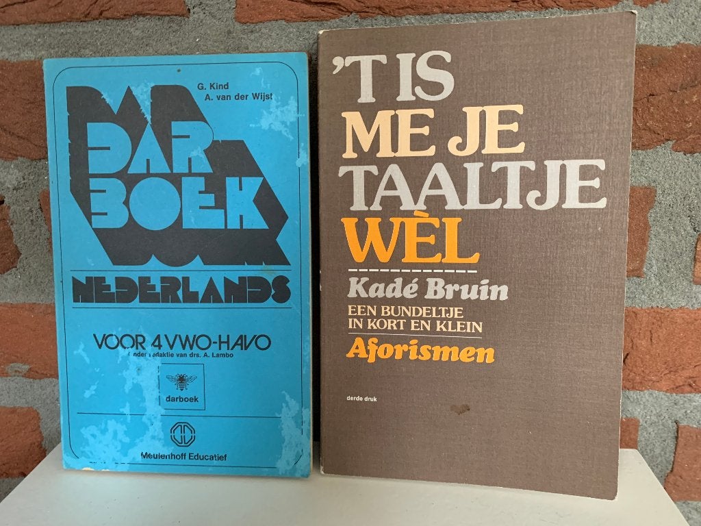 2  taalboeken, Boeken, Ophalen of Verzenden, Gelezen, Diverse auteurs, Nederlands