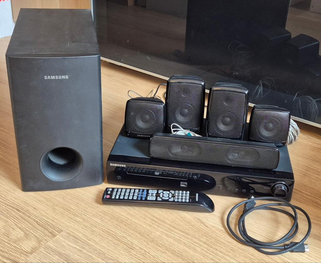 Samsung Home Cinema System HT-Z220/XAZ, Audio, Tv en Foto, Home Cinema-sets, Gebruikt, 70 watt of meer, 5.1-systeem, Dvd-speler