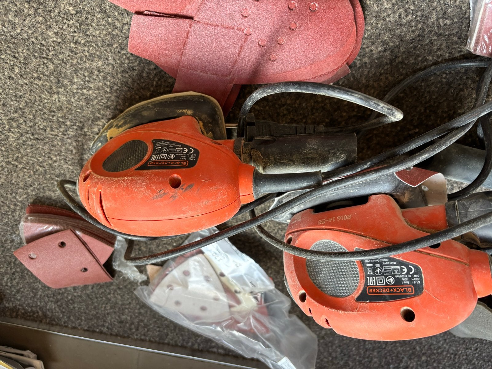 Black+Decker Mouse schuurmachines met accessoires, Ophalen of Verzenden, Gebruikt, Minder dan 600 watt, Overige typen