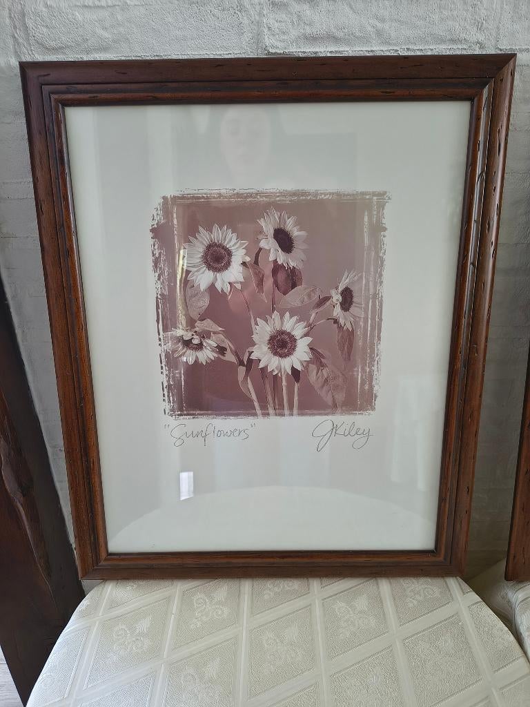 Schilderij Sunflowers B. 47xH. 57 cm, Ophalen, Minder dan 50 cm, 50 tot 75 cm, Zo goed als nieuw