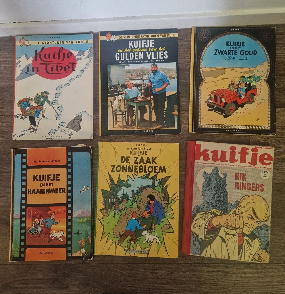 Kuifje stripboeken, Boeken, Stripboeken, Meerdere stripboeken, Ophalen of Verzenden, Gelezen, Kuifje