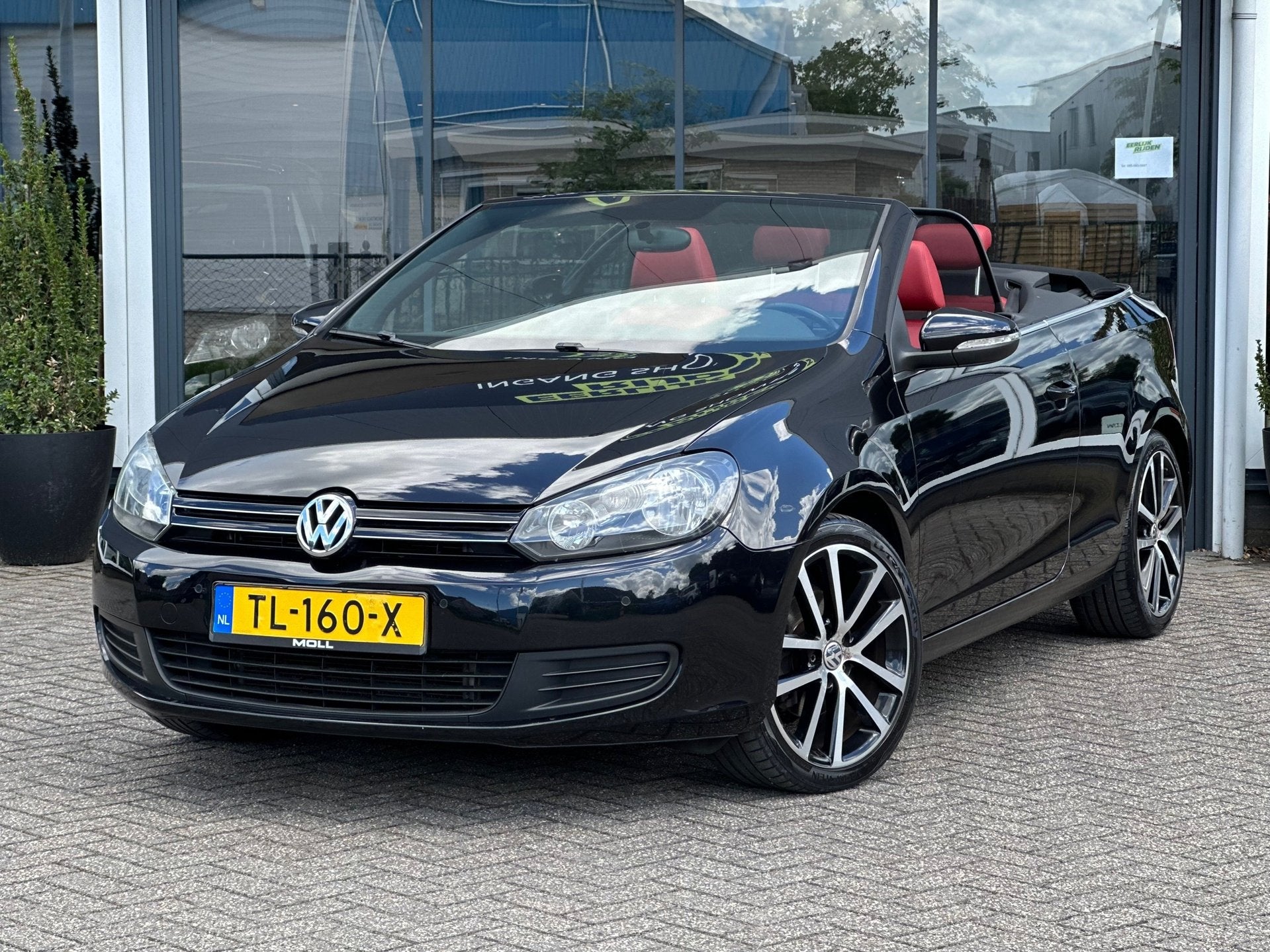 Volkswagen Golf Cabriolet 1.4 TSI / Rood Leder, Voorwielaandrijving, Euro 5, Gebruikt, 4 cilinders
