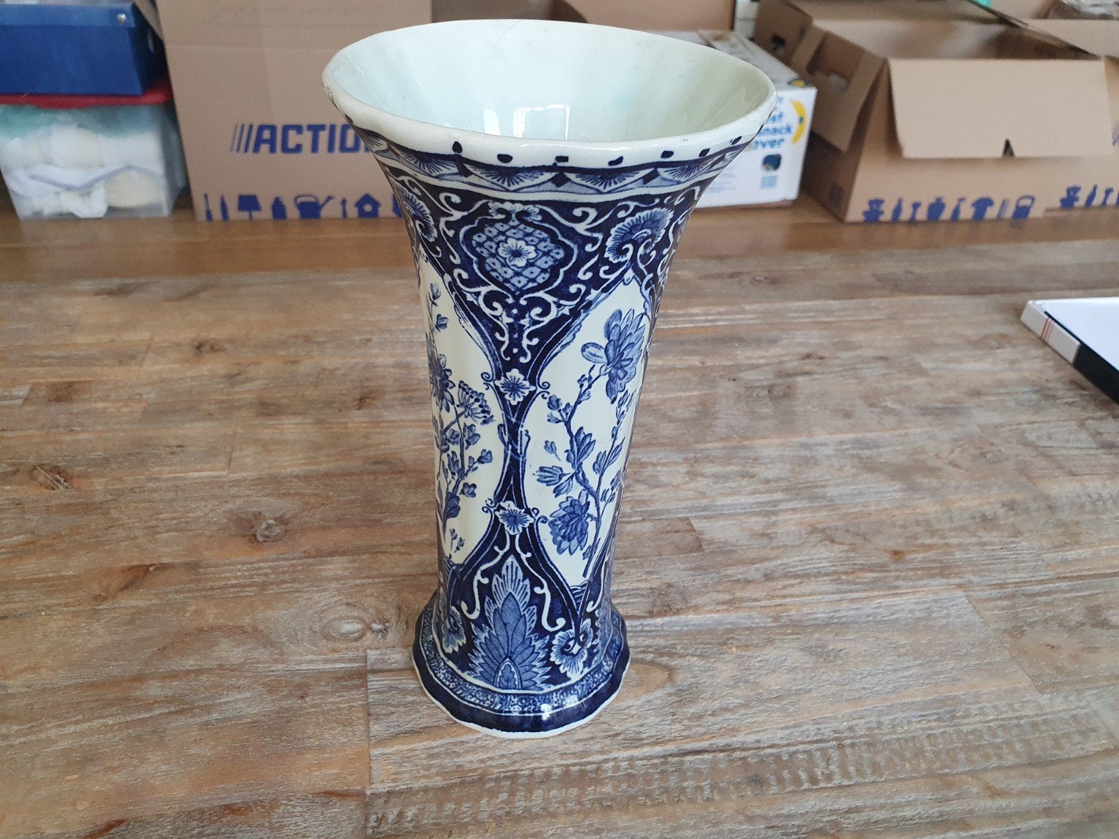 Delfts Blauwe Vaas Royal Boch Holland, Ophalen of Verzenden