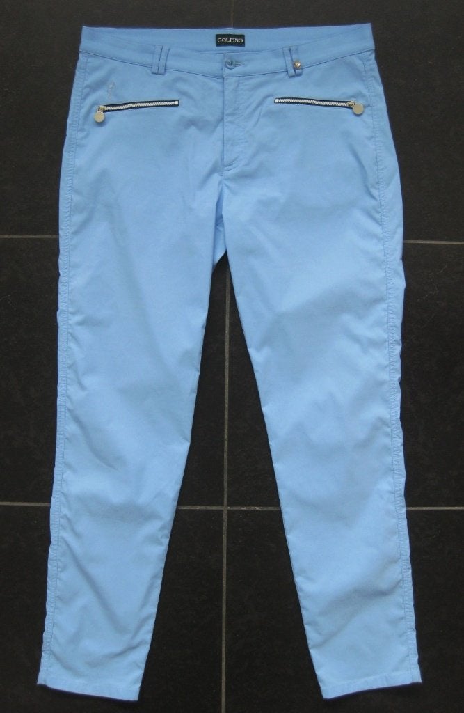 Golfino lichtblauw broek voor golf, dames maat 42, Blauw, Ophalen of Verzenden, Zo goed als nieuw, Golfino