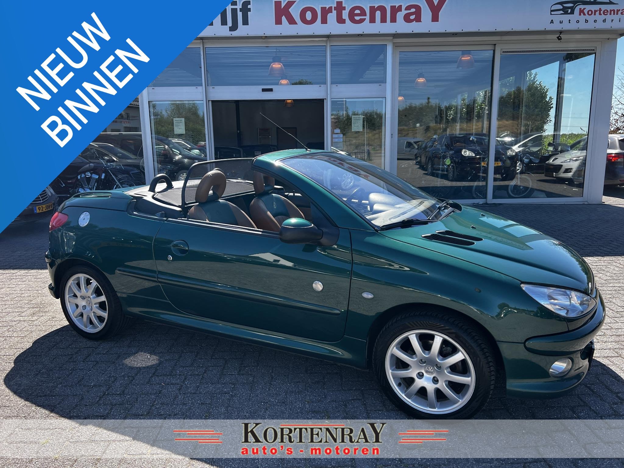 Peugeot 206 CC 2.0-16V Roland Garros, Auto's, Peugeot, Gebruikt, Automatische klimaatregeling, 4 cilinders, Cabriolet