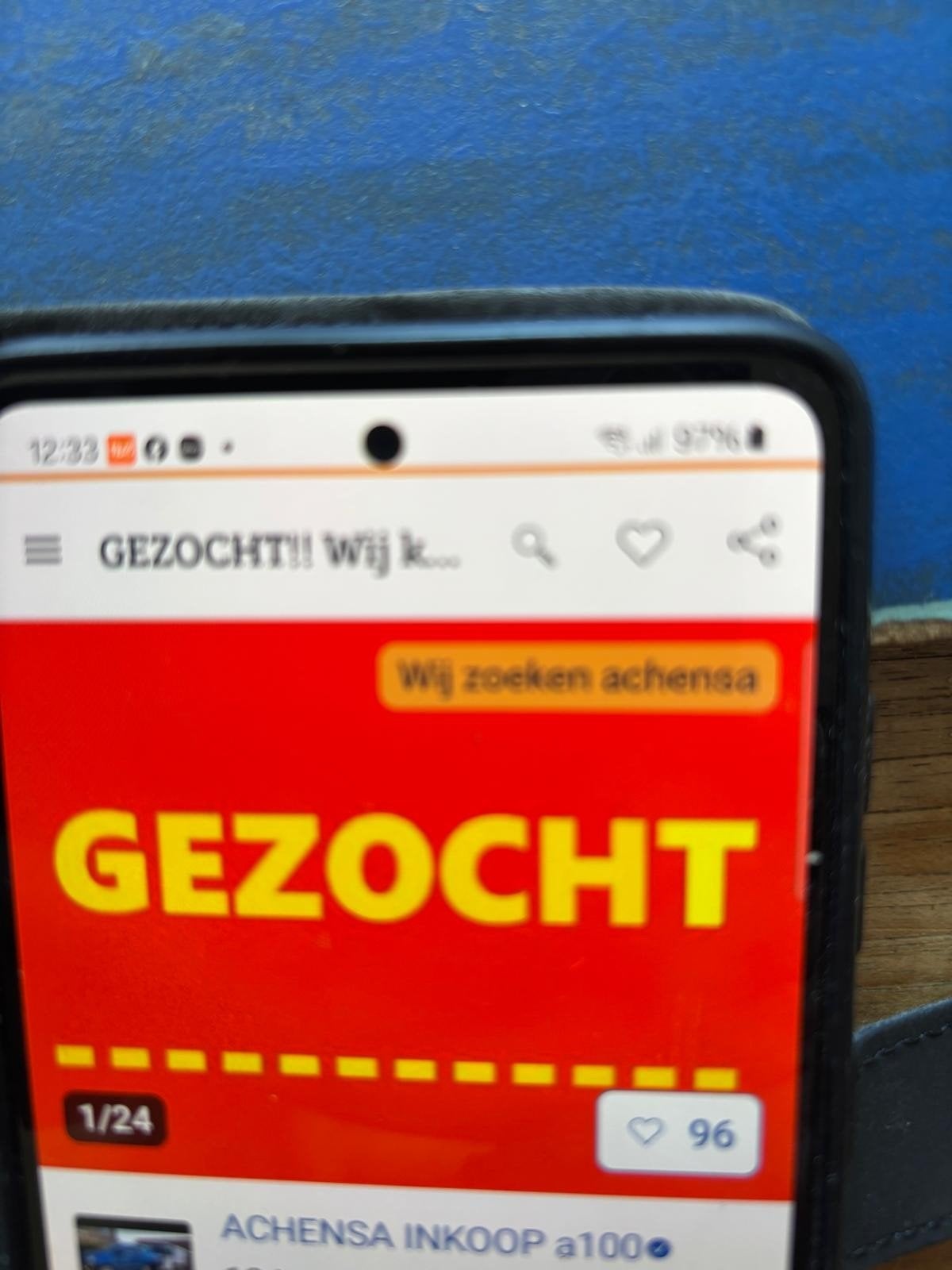 GEZOCHT CANTA, Ophalen, Gebruikt