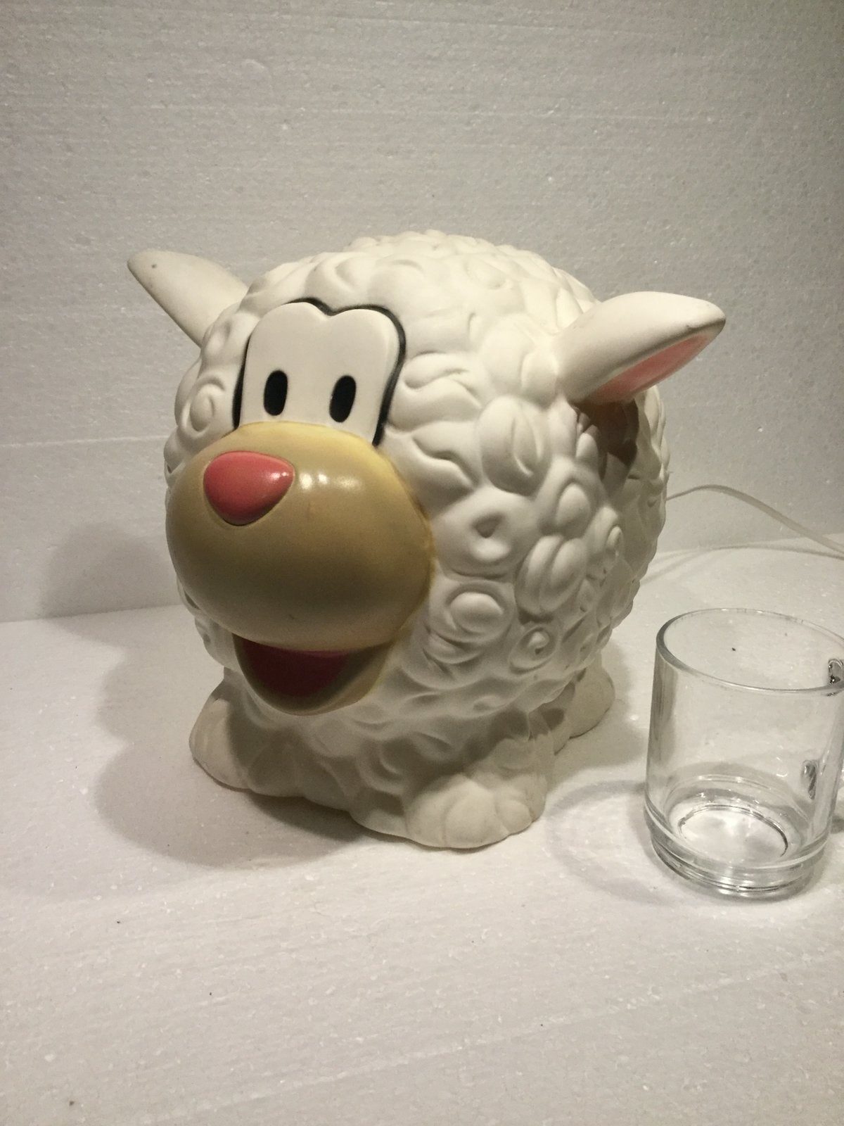 Schaap lamp / design voor oa kinderkamer circa 25 cm., Overige merken, Ophalen of Verzenden, Zo goed als nieuw, Wit