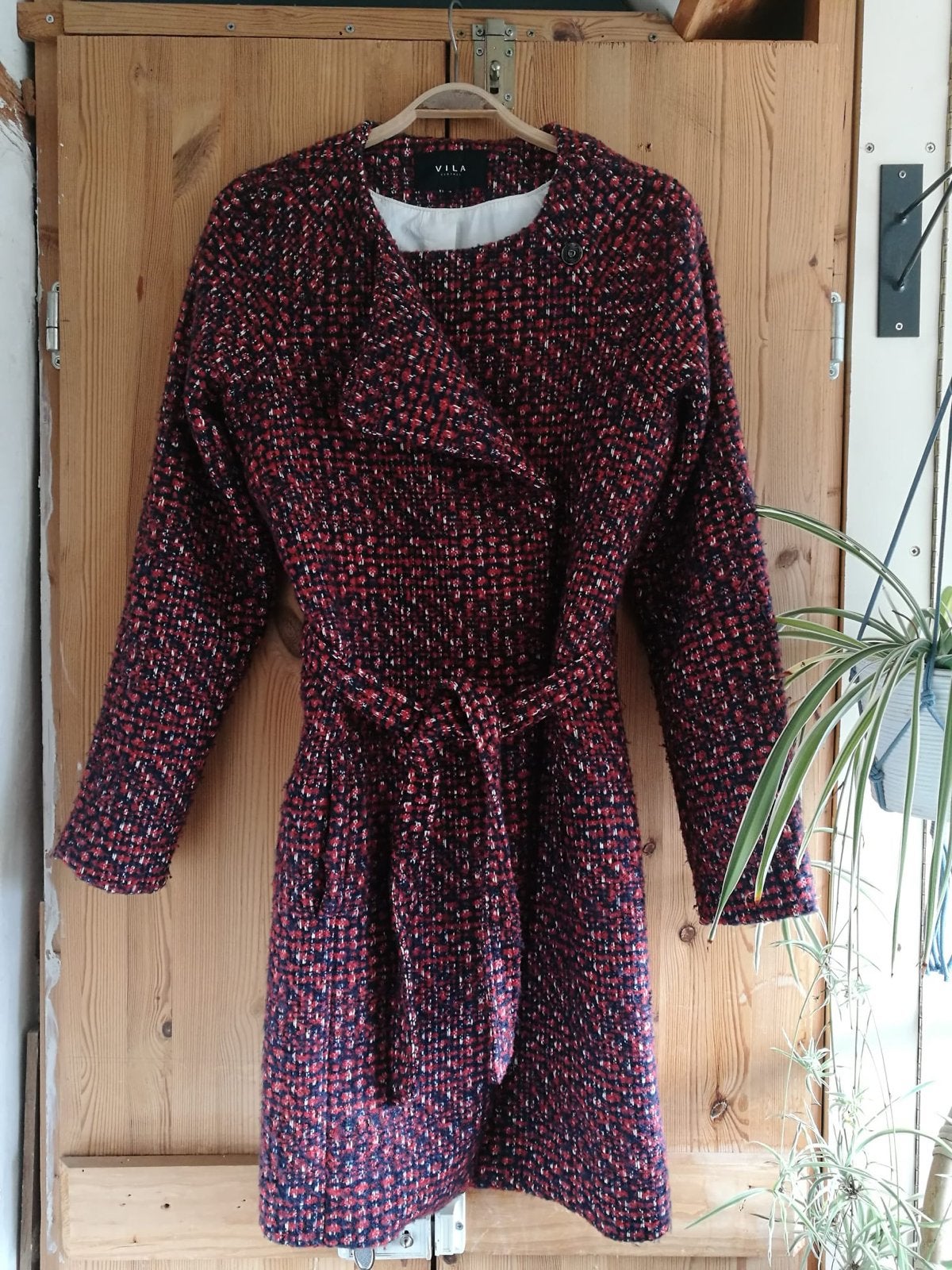 Vila jas met ceintuur - Maat M, Ophalen of Verzenden, Zo goed als nieuw, Maat 38/40 (M), Meerkleurig
