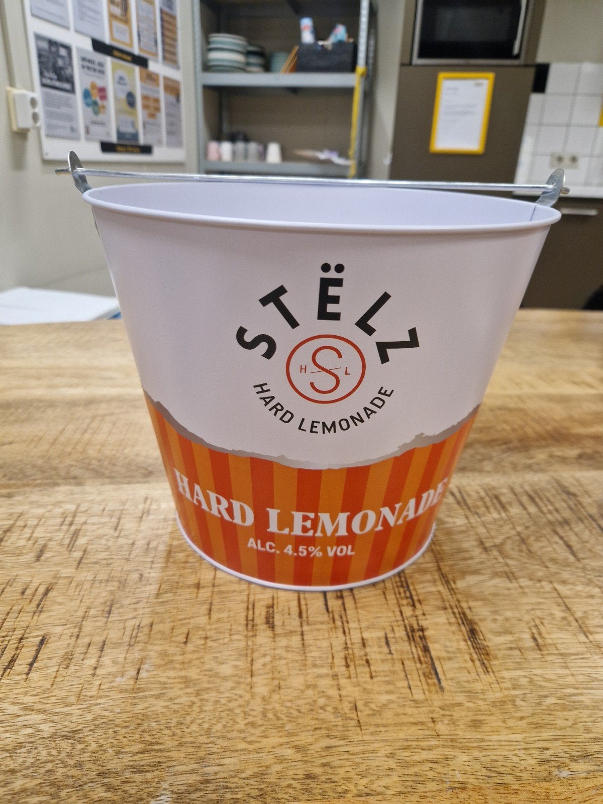 Stëlz Hard Lemonade IJsemmer / Koeler - 20 Liter, Ophalen of Verzenden, Nieuw, Oranje, Metaal