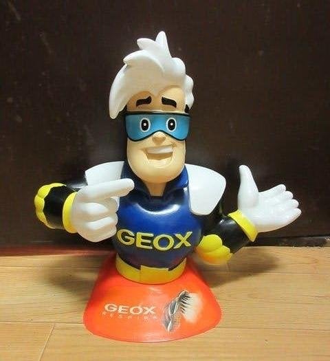 Geox Respira schoenen reclame pop schoen display superman, Ophalen, Overige figuren, Zo goed als nieuw, Beeldje of Figuurtje