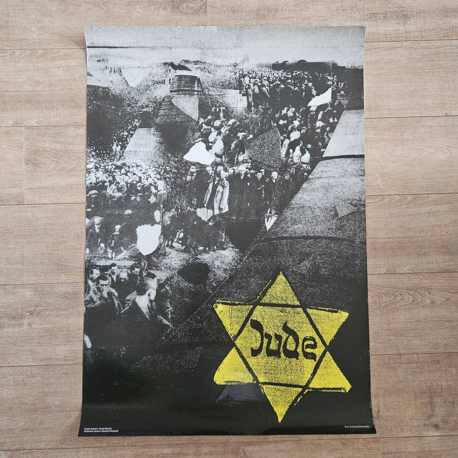 Auschwitz-Birkenau Museum Poster  68 x 98cm, Ophalen of Verzenden, A1 t/m A3, Overige onderwerpen, Rechthoekig Staand