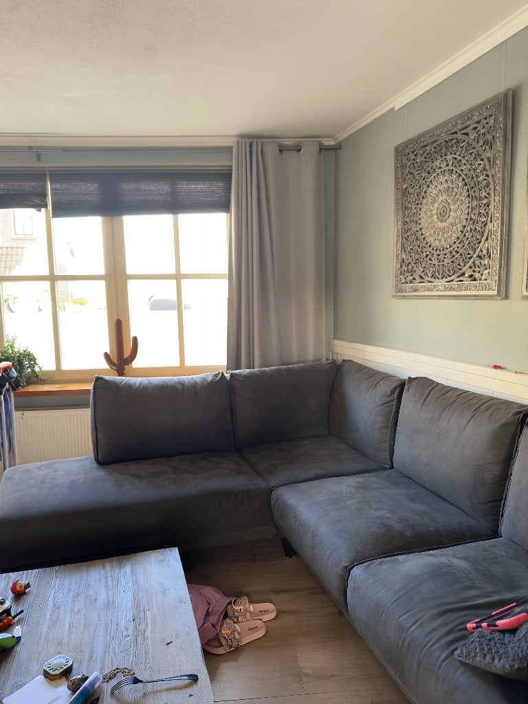 SPOED GRATIS - Davanti hoekbank  (met bezorging in overleg), Huis en Inrichting, Banken | Bankstellen, 250 tot 300 cm, Gebruikt