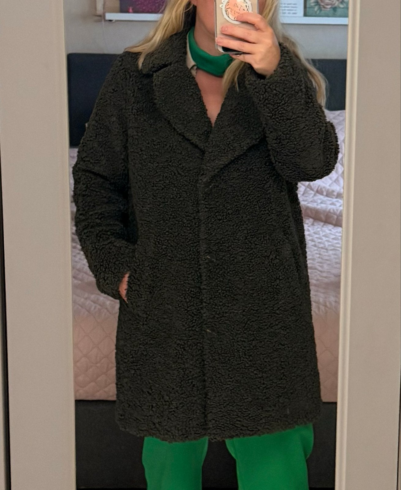 Vero Moda Teddy Jas Najaar Groen Maat M 40/42, Ophalen of Verzenden, Gedragen, Maat 38/40 (M), Groen