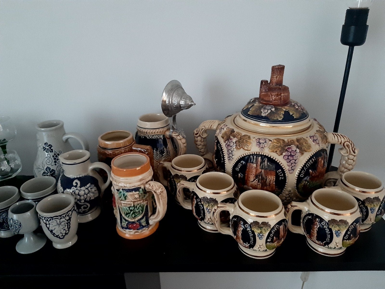 Oktoberfest, Duits themafeest,  bierpullen en decoratie, Ophalen, Zo goed als nieuw, Versiering