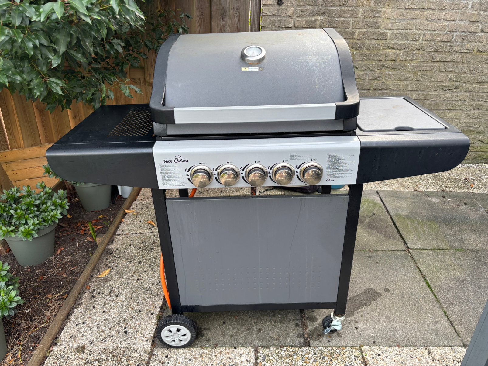 Nice Cooker Gas BBQ, Ophalen, Gebruikt