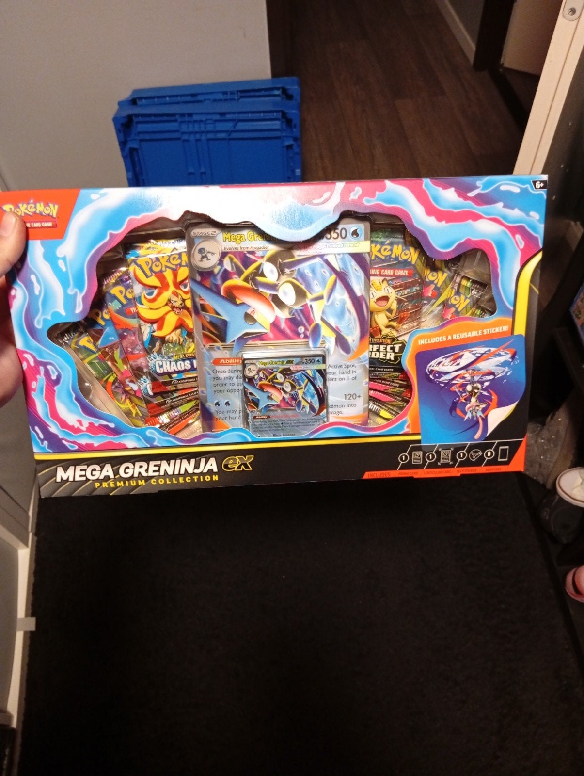 Mega Greninja EX Premium Collection Box Pokémon, Ophalen