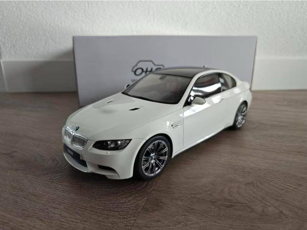Ottomobile BMW E92 M3 Alpine White III 2007 1:12 - G100, Ophalen of Verzenden, Nieuw, 1:9 t/m 1:12, Auto