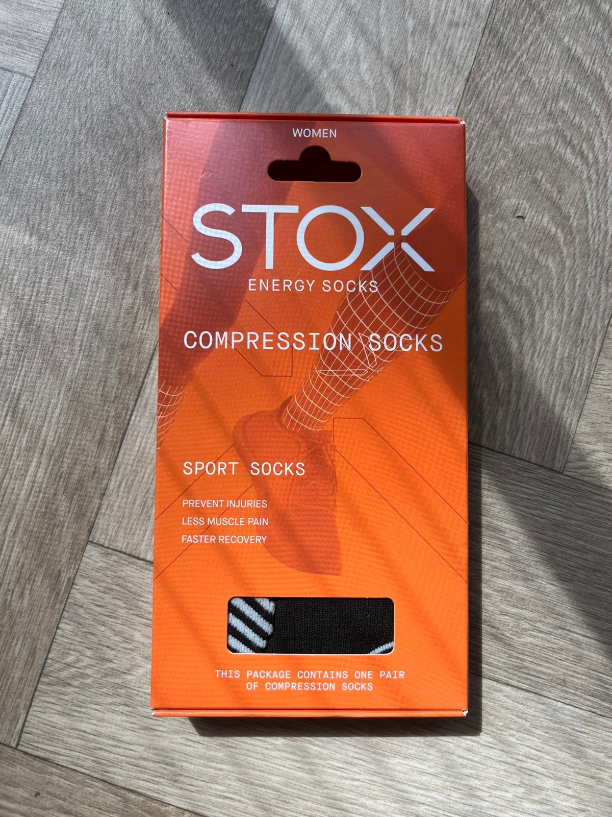 Stox running socks, Kleding | Dames, Sokken en Kousen, Sokken en Kniesokken, Zwart, Nieuw, Ophalen of Verzenden