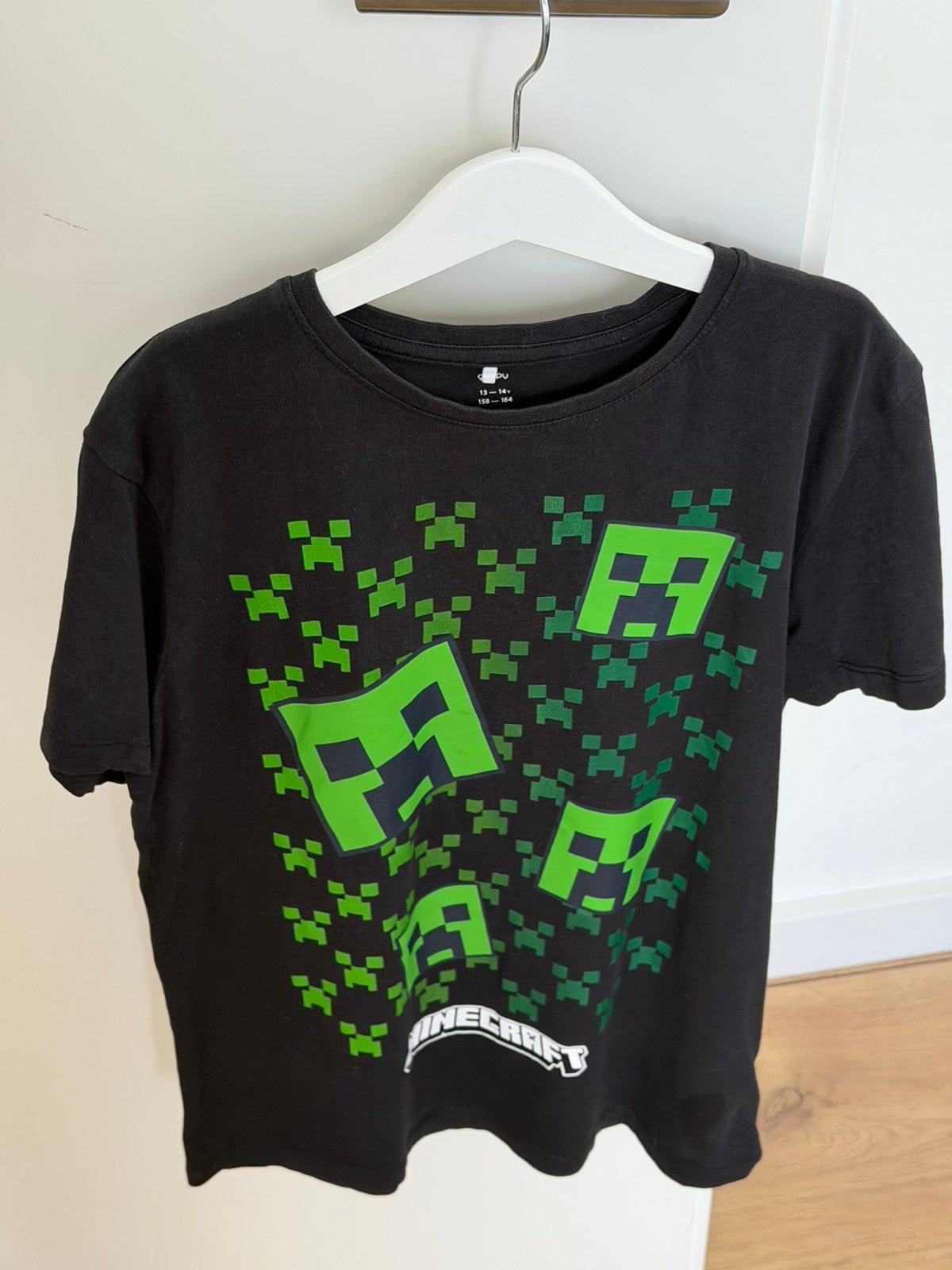 T-shirt Minecraft maat 158, Ophalen of Verzenden, Zo goed als nieuw, Jongen, Shirt of Longsleeve
