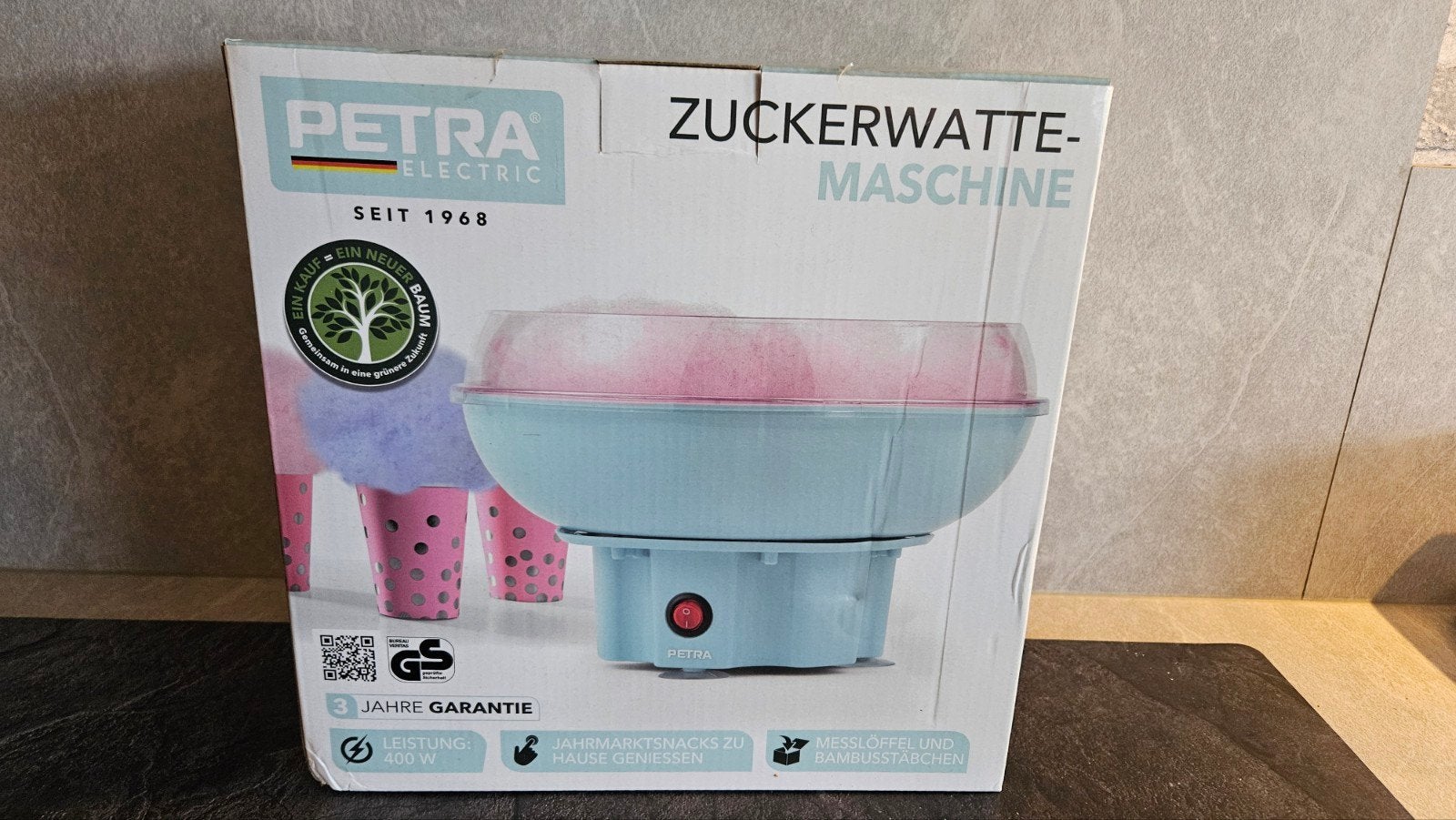 Set met Suikerspin, Popcorn, Cake en Milkshake Maker, Ophalen of Verzenden, Zo goed als nieuw, Blauw