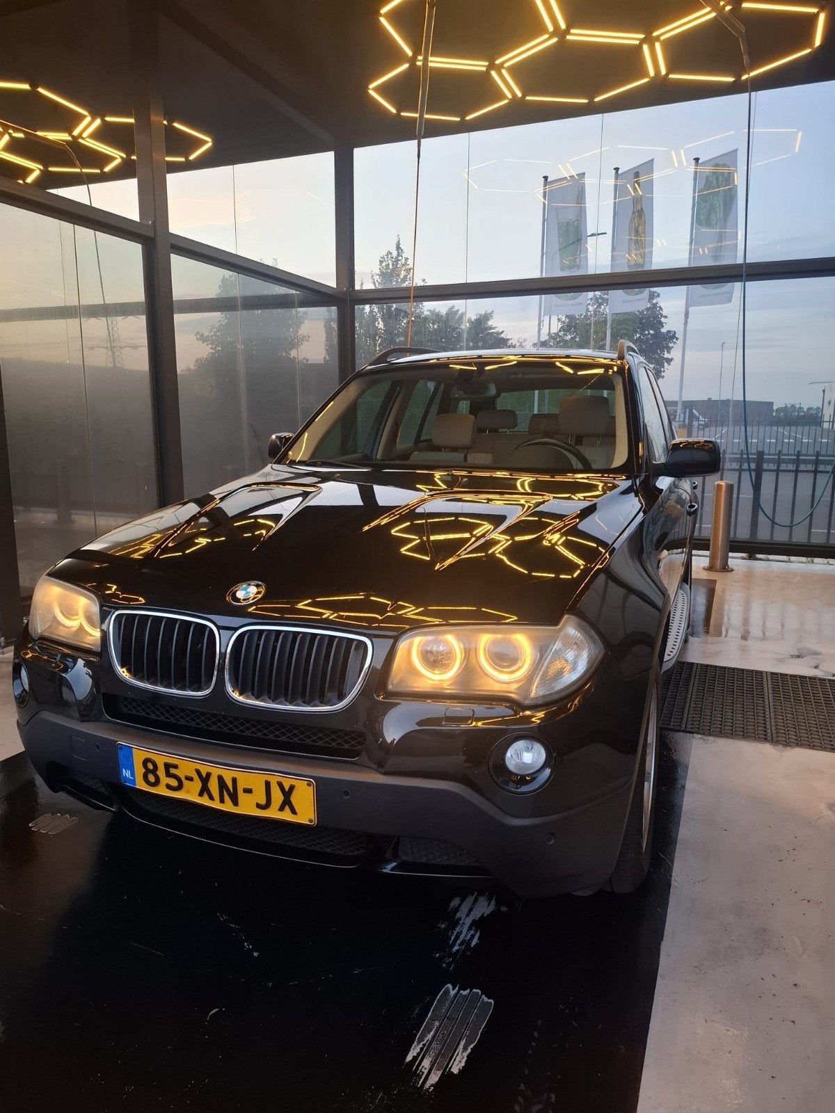 BMW X3 2.0 I 2007 Zwart, Auto's, BMW, 1995 cc, 4 cilinders, Zwart, Handgeschakeld