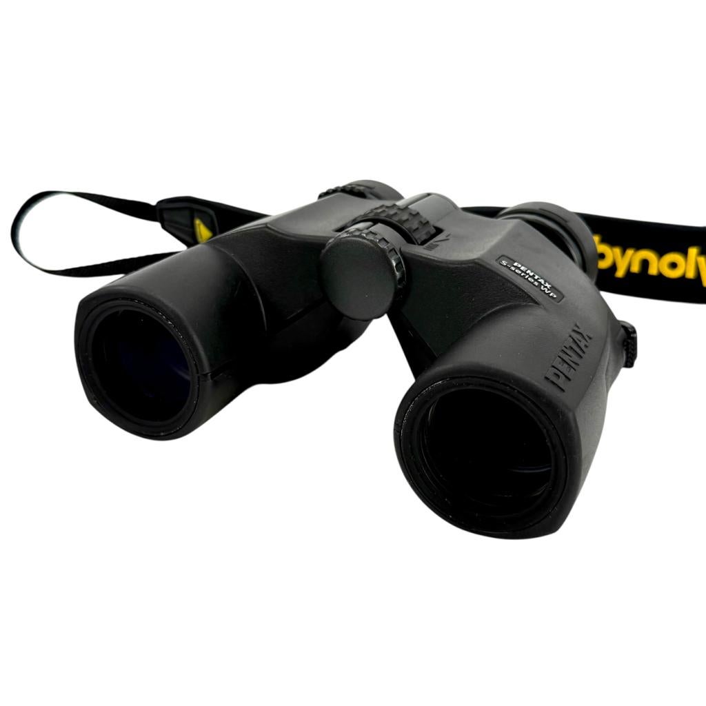 Pentax SP 8x40 WP 6.3 Porro-prisma verrekijker | incl. schou, Audio, Tv en Foto, Optische apparatuur | Verrekijkers, Pentax, Zo goed als nieuw