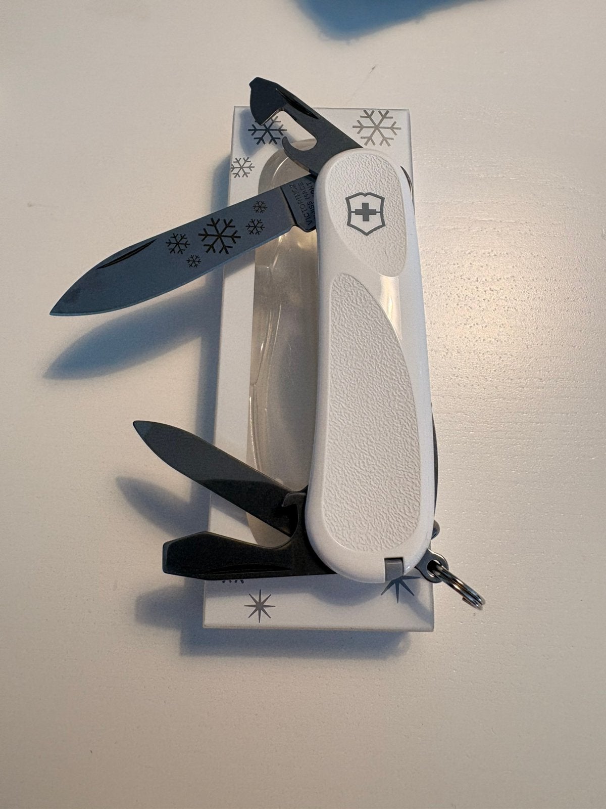 Victorinox White christmas Evo Grip zwitsers zakmes, Ophalen of Verzenden, Zo goed als nieuw