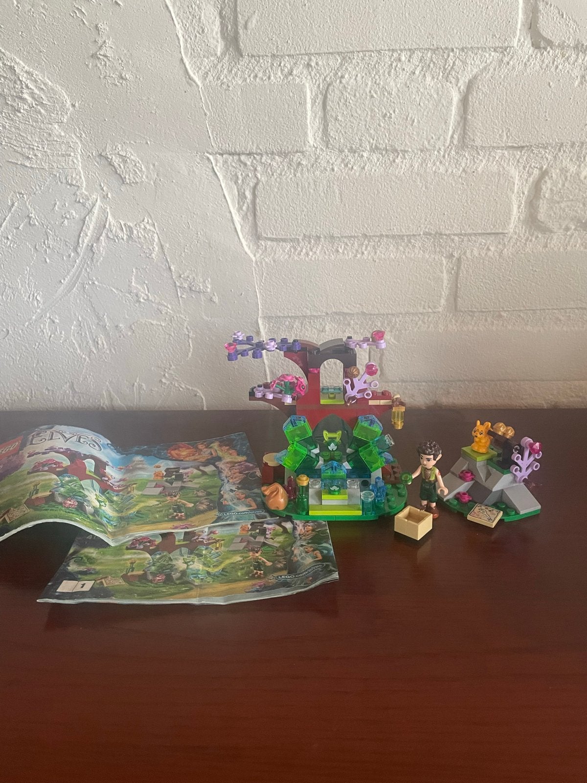 Lego Elves 41076 Farran en de Kristalholte, Lego, Ophalen of Verzenden, Zo goed als nieuw, Compleet