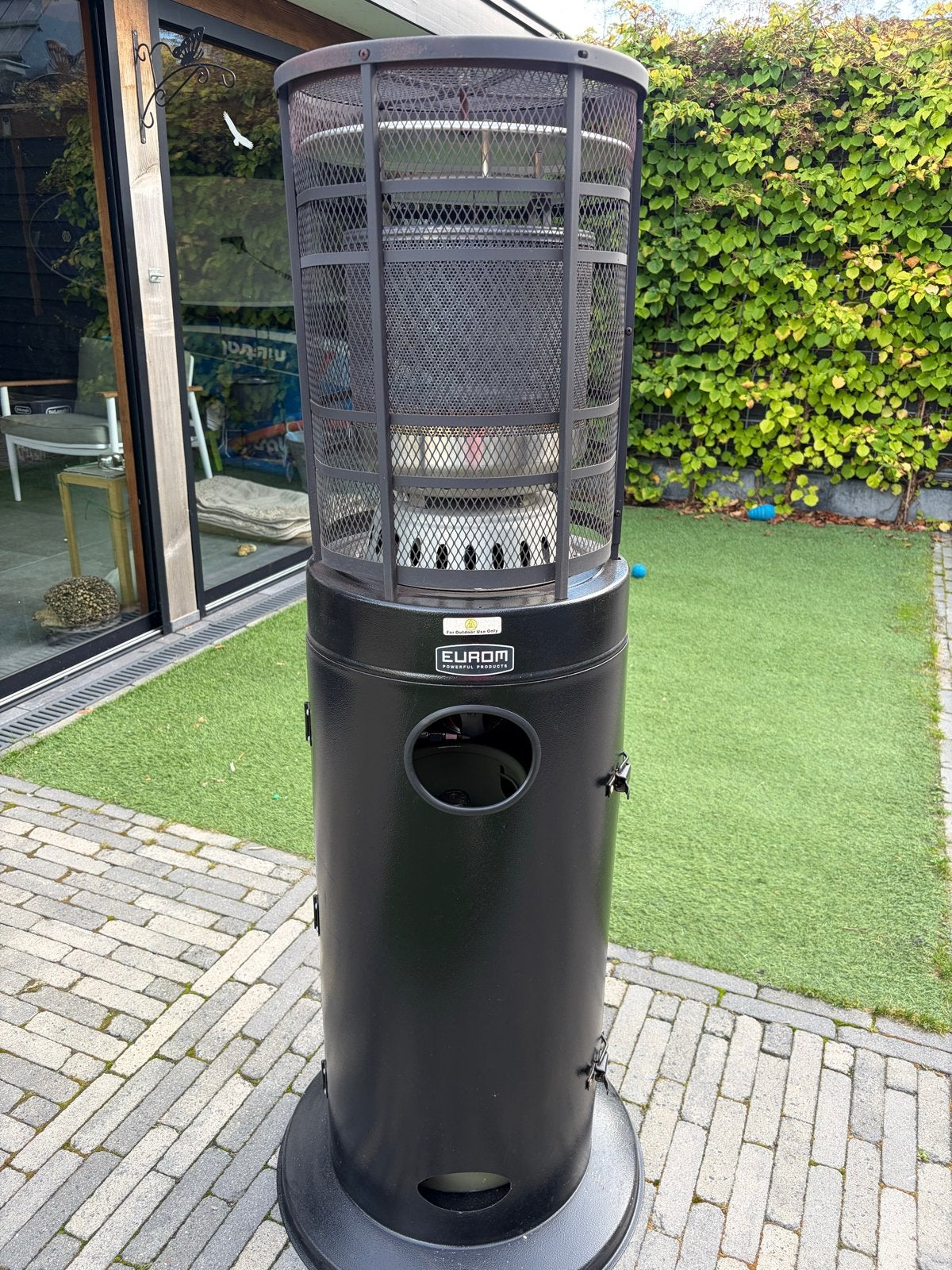 EUROM Area Lounge Heater Vrijstaand 13kW, Tuin en Terras, Ophalen, Zo goed als nieuw, Gas, Vloer
