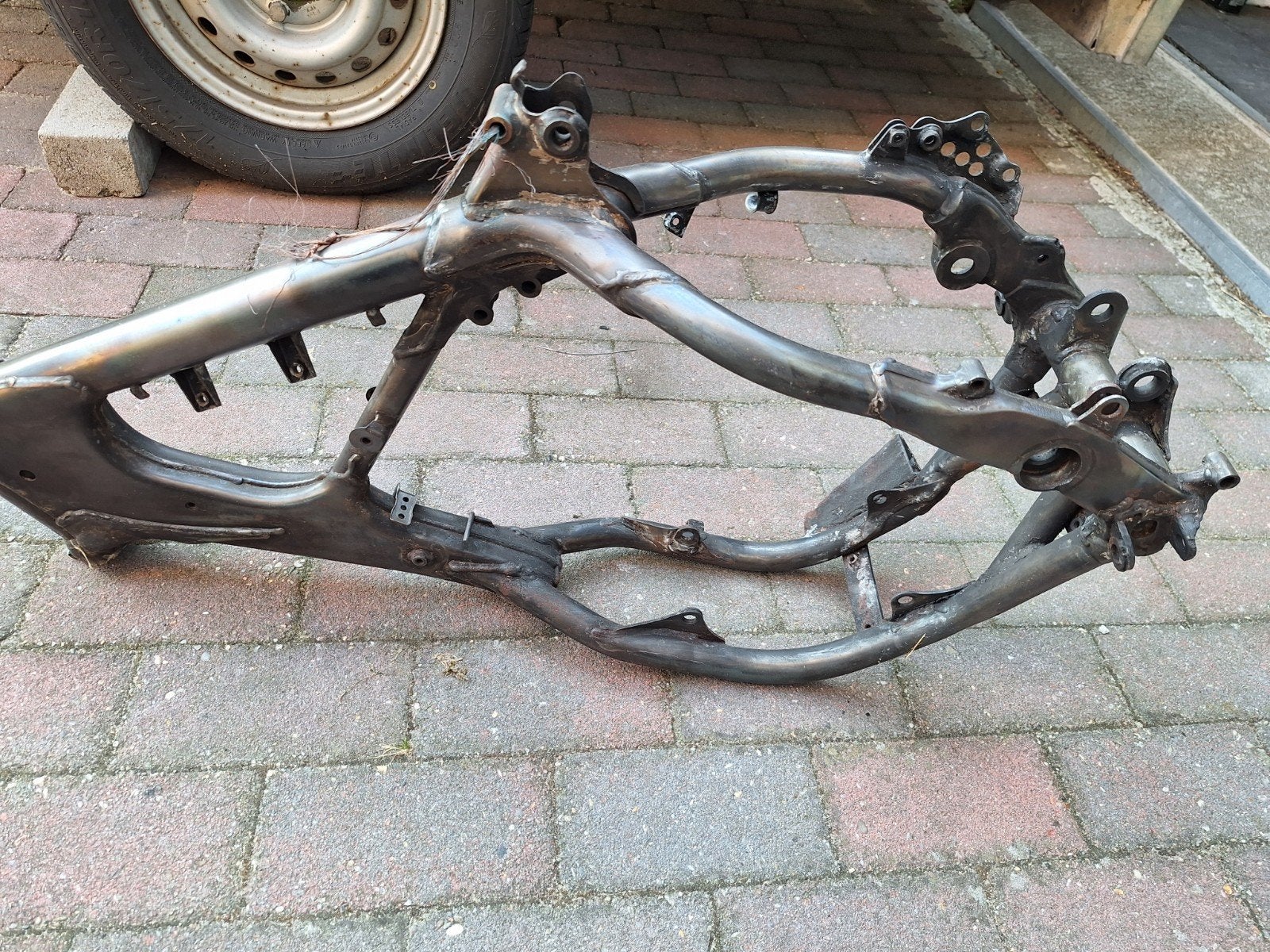 Honda CR 250 1993 frame, Motoren, Ophalen, Gebruikt