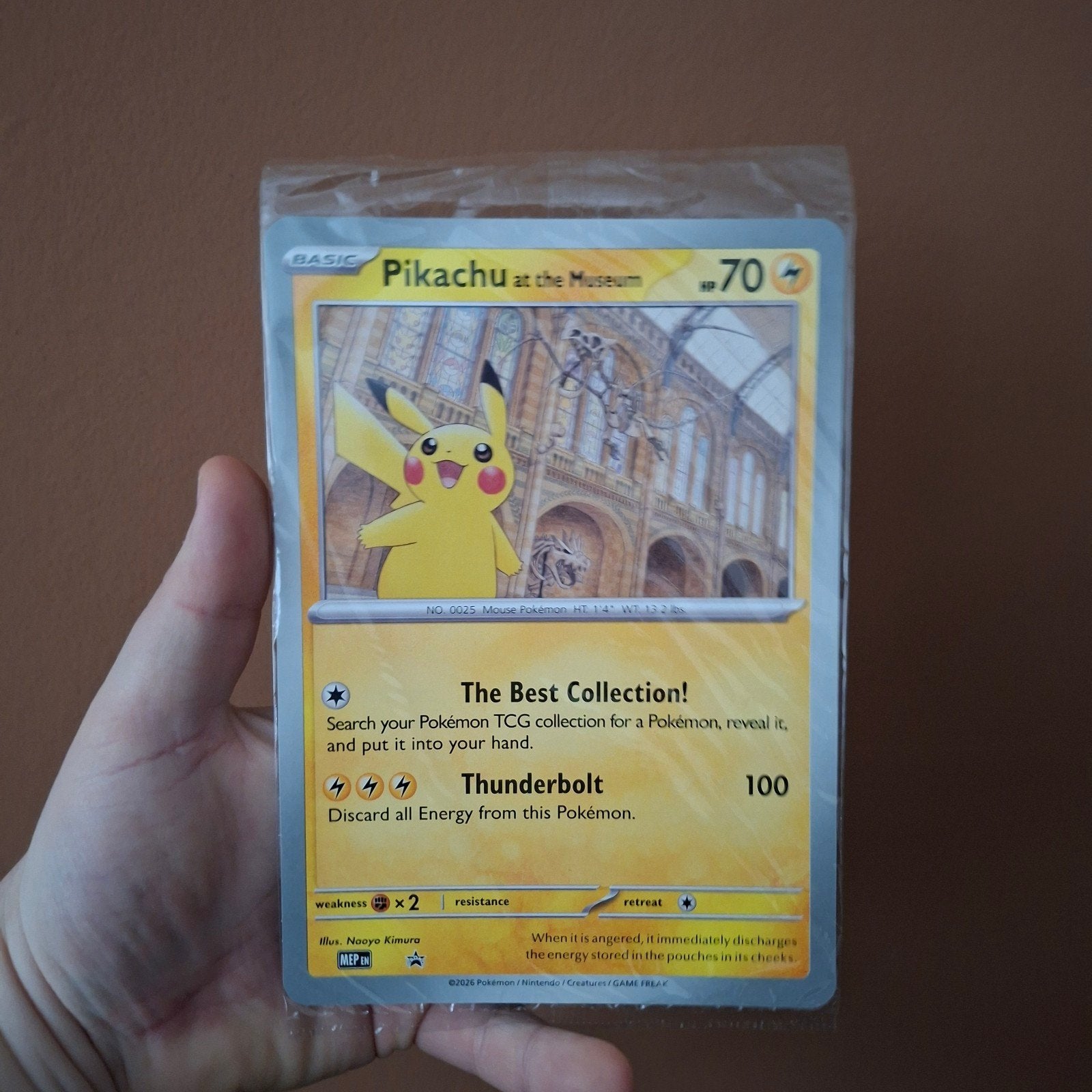 Pikachu at the Museum Pokémon Kaart - Promotiekaart, Ophalen of Verzenden, Nieuw, Losse kaart