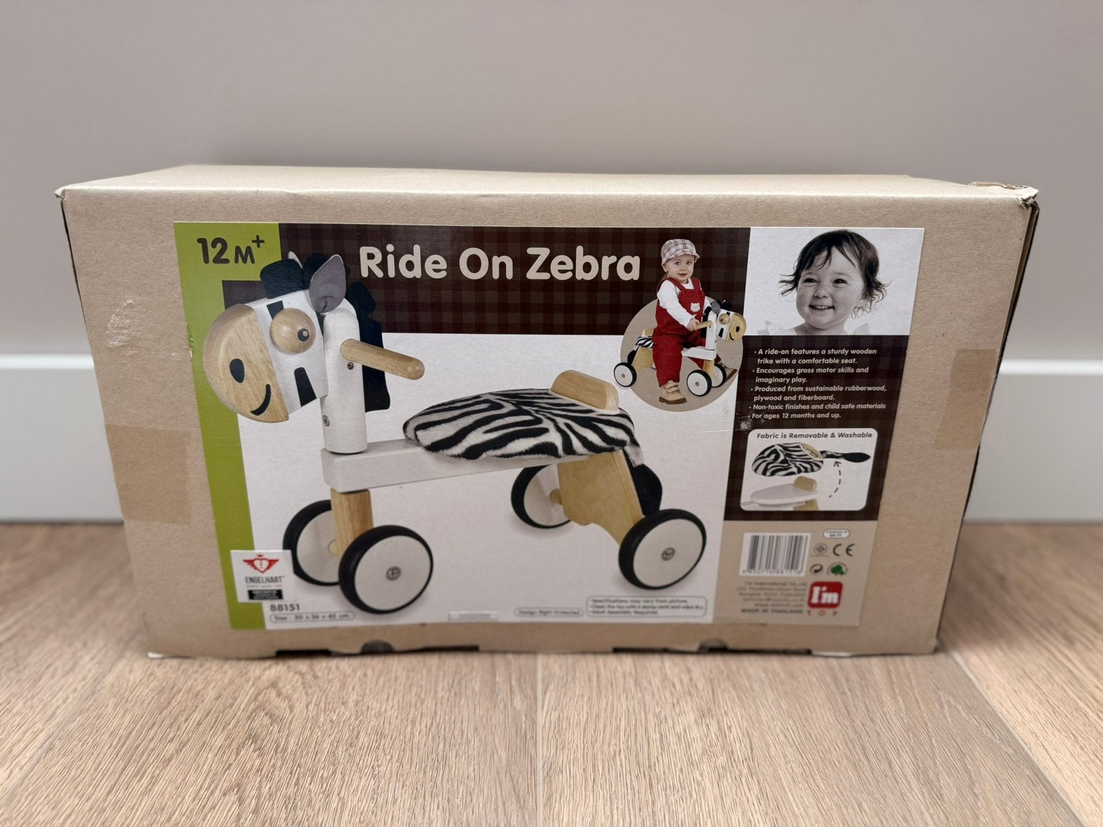 Nieuw loopfiets zebra vanaf 1 jaar, Ophalen of Verzenden, Nieuw