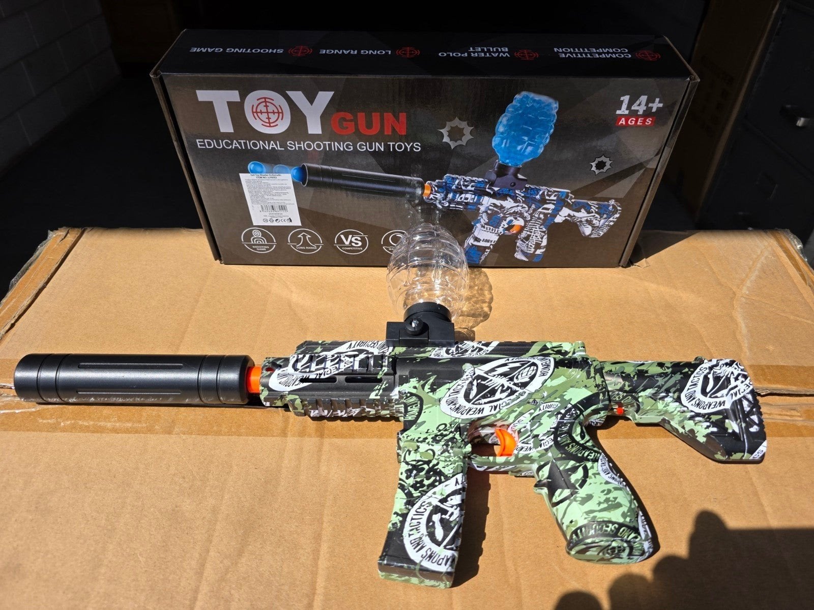 Gelblaster, Orbees gun, balletjes pistool, speelgoed pistool, Ophalen of Verzenden, Nieuw