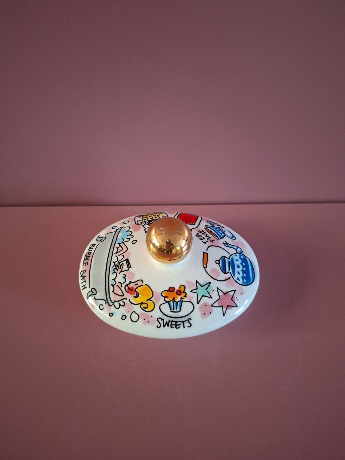 Blond Amsterdam theepot deksel, Huis en Inrichting, Ophalen of Verzenden, Zo goed als nieuw, Theepot, Aardewerk