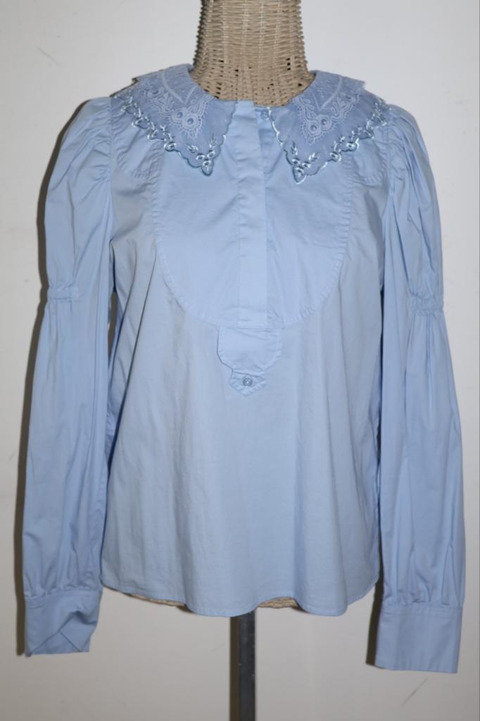 Munthe blouse maat 40 / L, Kleding | Dames, Munthe.nl, Blauw, NL, Ophalen of Verzenden