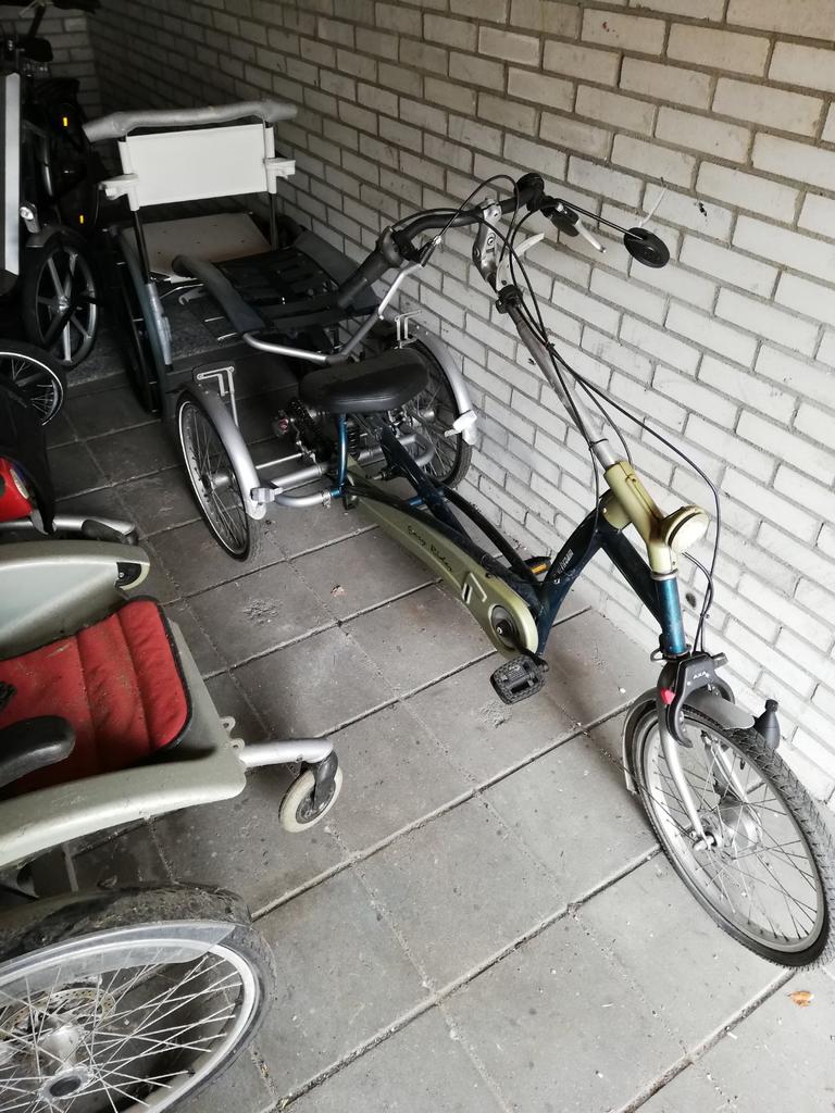 Ligfiets met kinderzitje - Euro Recliner, Ophalen of Verzenden, Gebruikt, Velgrem, Euro Recliner
